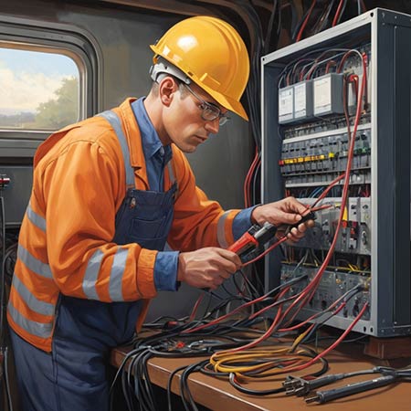 Travaux d'électricité